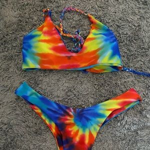 Zaful tie dye bikini